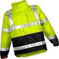 Tingley Rubber Tingley® J24122 Icon„¢ Jacket, Fluorescent Yellow/Green/Black, 2XL J24122.2X